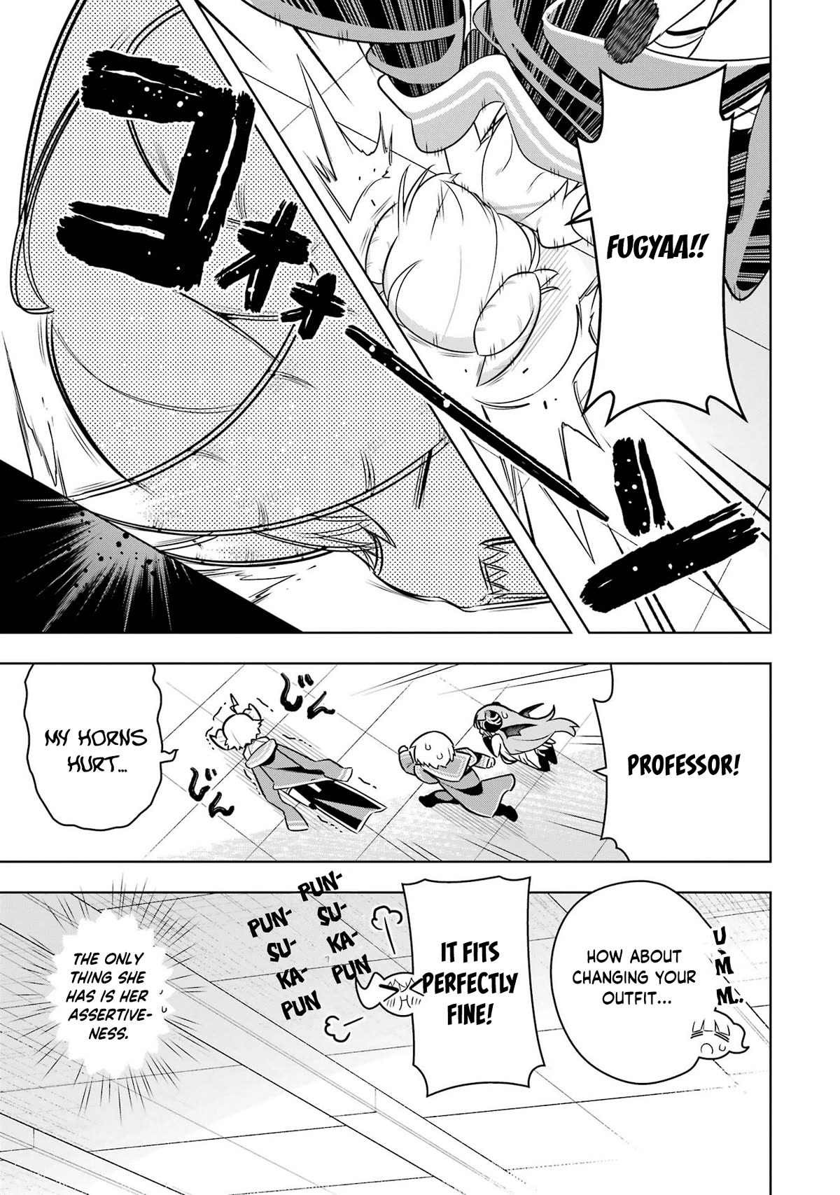 Though Young People Recoil From Entering the Black Magic Industry, I Found Its Treatment of Employees Quite Good When I Entered It, and the President and Familiar Are Cute Too So Everything Is Awesome! Chapter 43 page 12 - Chapter 43: The Company's Eccentric Researcher