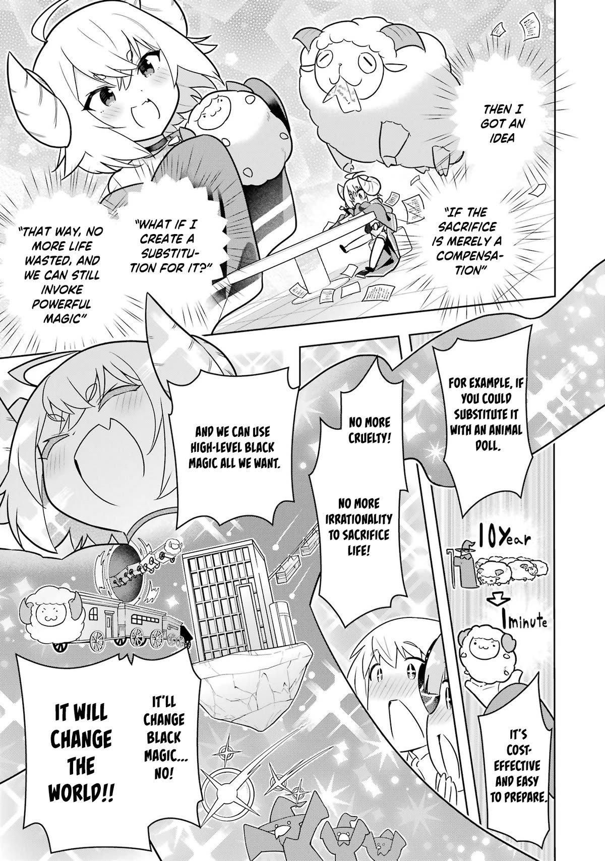 Though Young People Recoil From Entering the Black Magic Industry, I Found Its Treatment of Employees Quite Good When I Entered It, and the President and Familiar Are Cute Too So Everything Is Awesome! Chapter 43 page 20 - Chapter 43: The Company's Eccentric Researcher