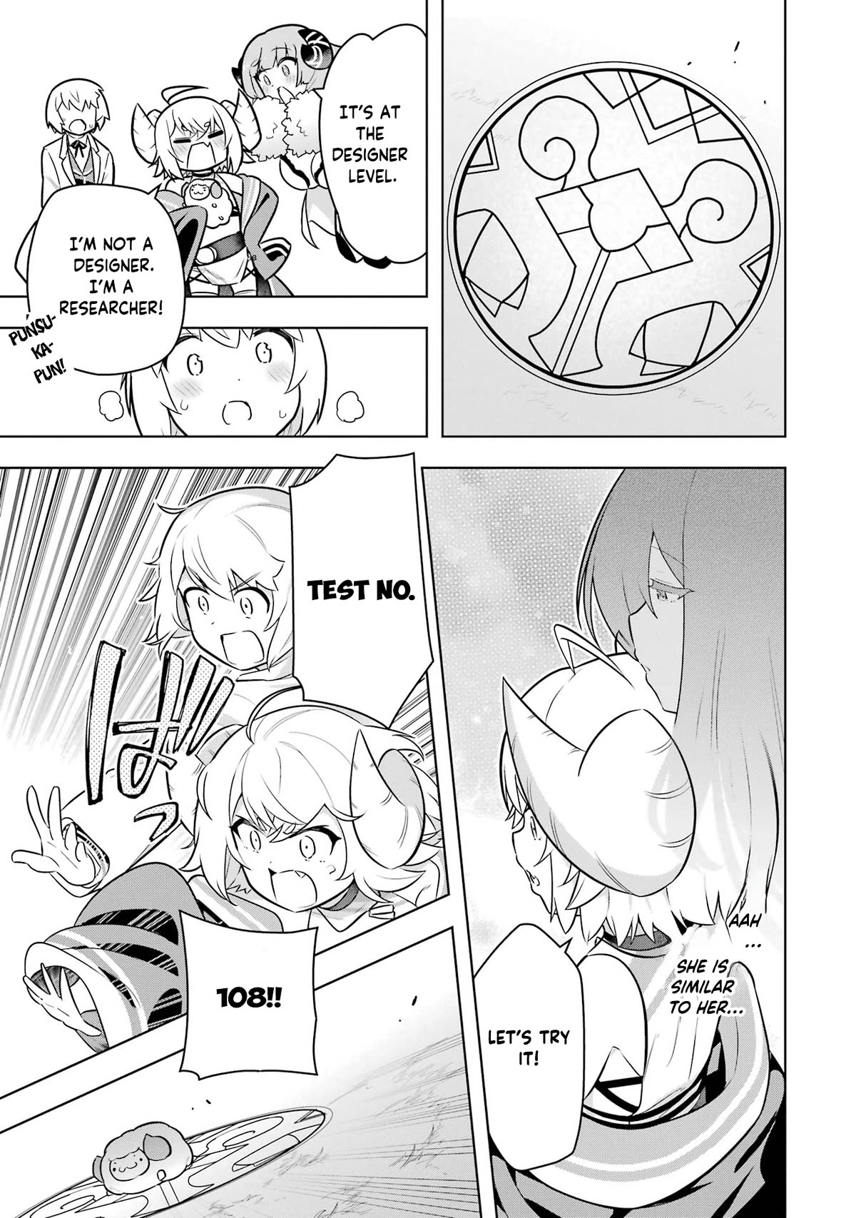 Though Young People Recoil From Entering the Black Magic Industry, I Found Its Treatment of Employees Quite Good When I Entered It, and the President and Familiar Are Cute Too So Everything Is Awesome! Chapter 43 page 34 - Chapter 43: The Company's Eccentric Researcher