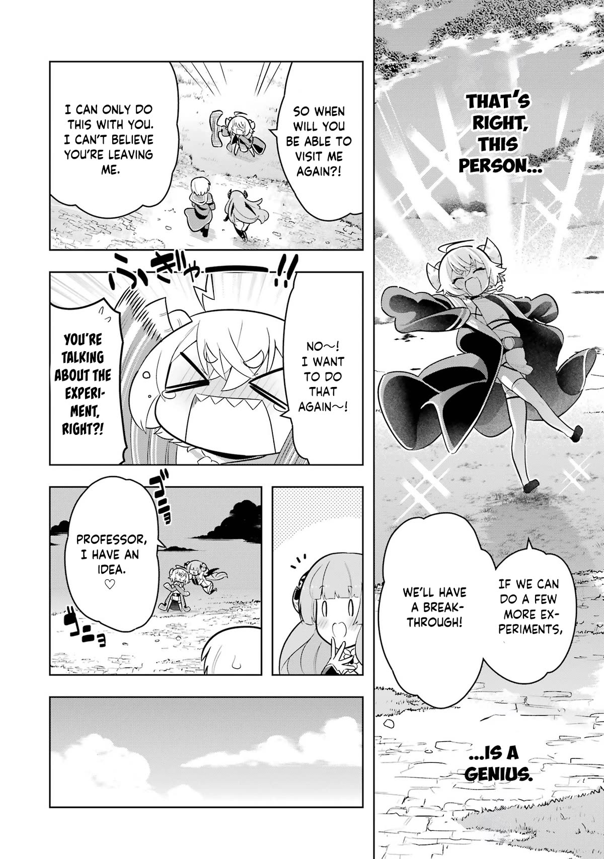 Though Young People Recoil From Entering the Black Magic Industry, I Found Its Treatment of Employees Quite Good When I Entered It, and the President and Familiar Are Cute Too So Everything Is Awesome! Chapter 43 page 45 - Chapter 43: The Company's Eccentric Researcher