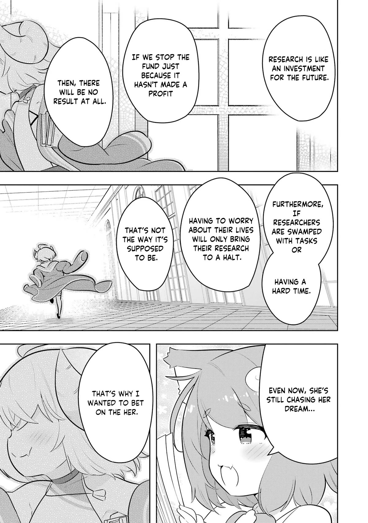 Though Young People Recoil From Entering the Black Magic Industry, I Found Its Treatment of Employees Quite Good When I Entered It, and the President and Familiar Are Cute Too So Everything Is Awesome! Chapter 43 page 48 - Chapter 43: The Company's Eccentric Researcher