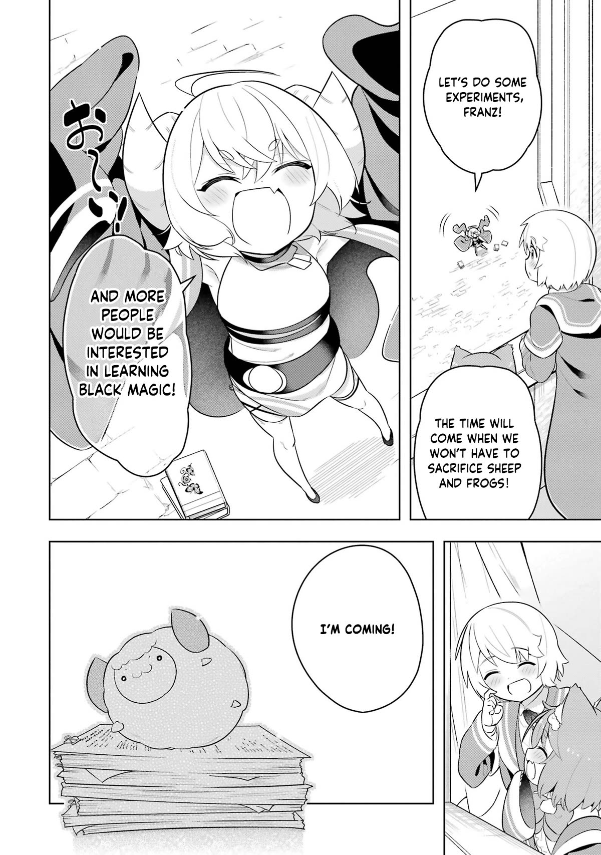 Though Young People Recoil From Entering the Black Magic Industry, I Found Its Treatment of Employees Quite Good When I Entered It, and the President and Familiar Are Cute Too So Everything Is Awesome! Chapter 43 page 51 - Chapter 43: The Company's Eccentric Researcher