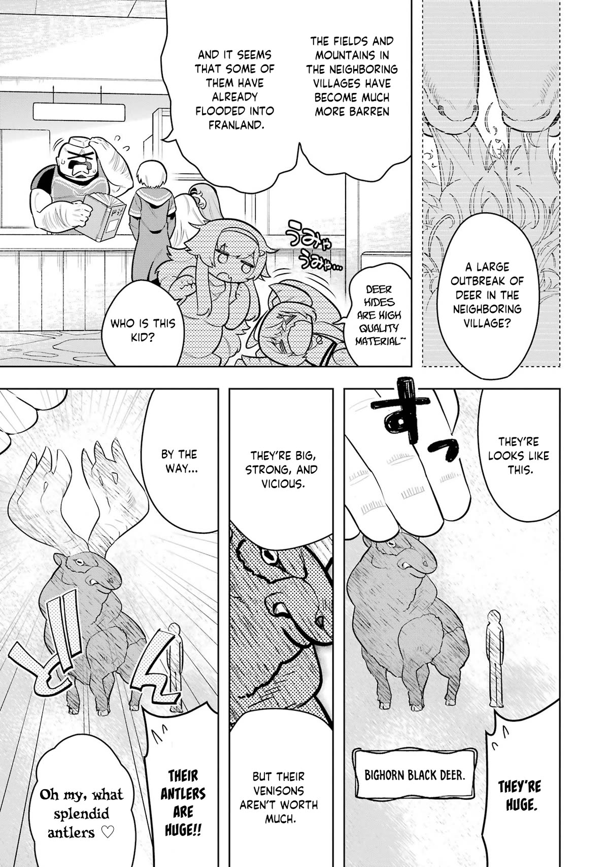 Though Young People Recoil From Entering the Black Magic Industry, I Found Its Treatment of Employees Quite Good When I Entered It, and the President and Familiar Are Cute Too So Everything Is Awesome! Chapter 44 page 4 - Chapter 44: Deer Outbreaks and Traditional Handicrafts