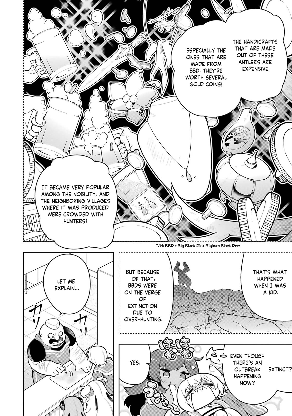 Though Young People Recoil From Entering the Black Magic Industry, I Found Its Treatment of Employees Quite Good When I Entered It, and the President and Familiar Are Cute Too So Everything Is Awesome! Chapter 44 page 5 - Chapter 44: Deer Outbreaks and Traditional Handicrafts