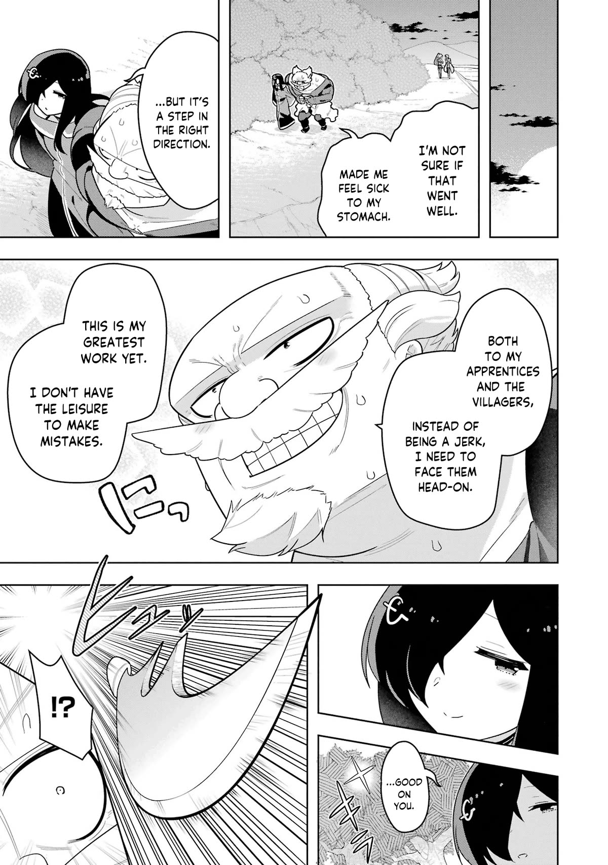 Though Young People Recoil From Entering the Black Magic Industry, I Found Its Treatment of Employees Quite Good When I Entered It, and the President and Familiar Are Cute Too So Everything Is Awesome! Chapter 45 page 12 - Chapter 45: The Two Artisans