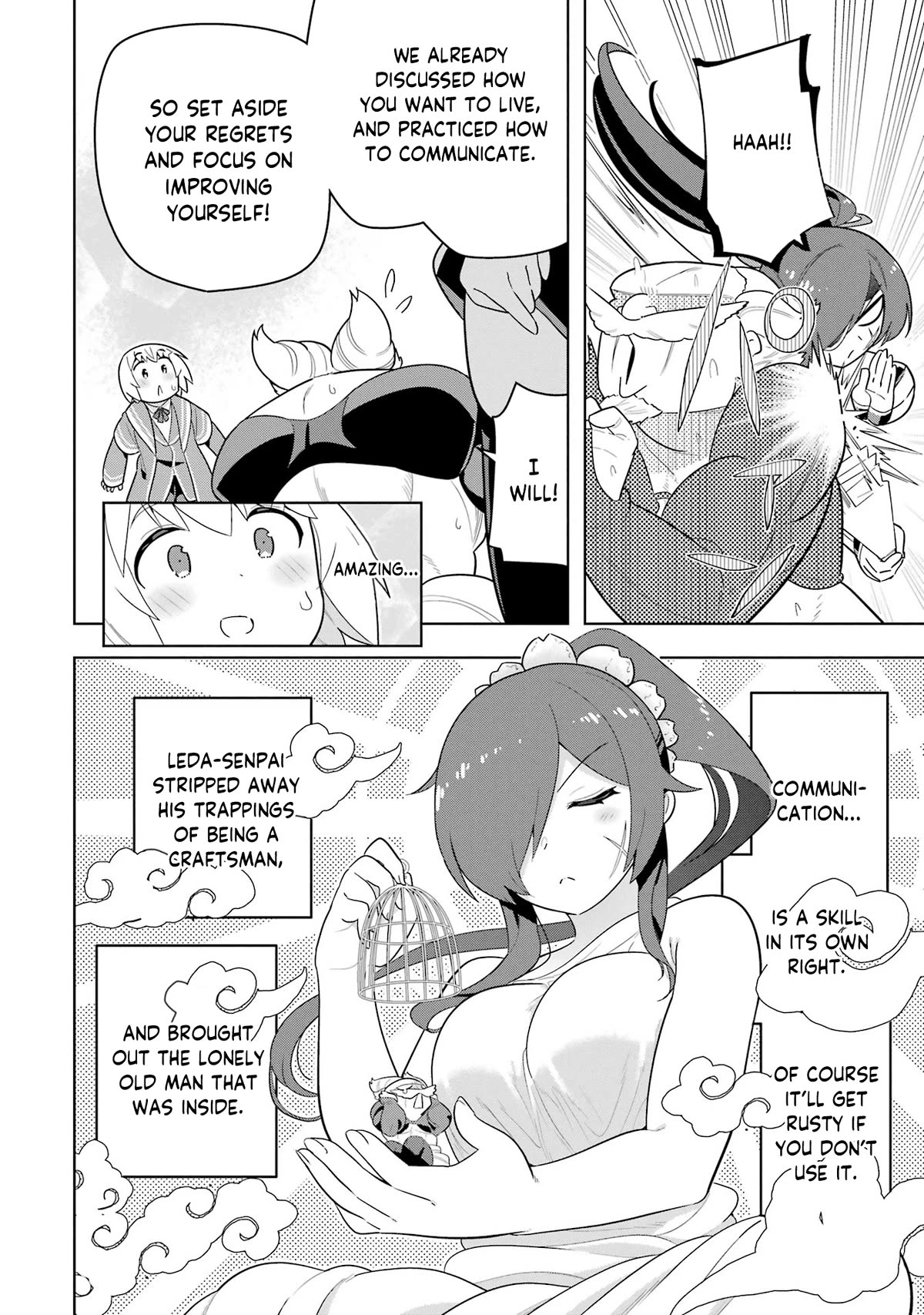 Though Young People Recoil From Entering the Black Magic Industry, I Found Its Treatment of Employees Quite Good When I Entered It, and the President and Familiar Are Cute Too So Everything Is Awesome! Chapter 45 page 7 - Chapter 45: The Two Artisans