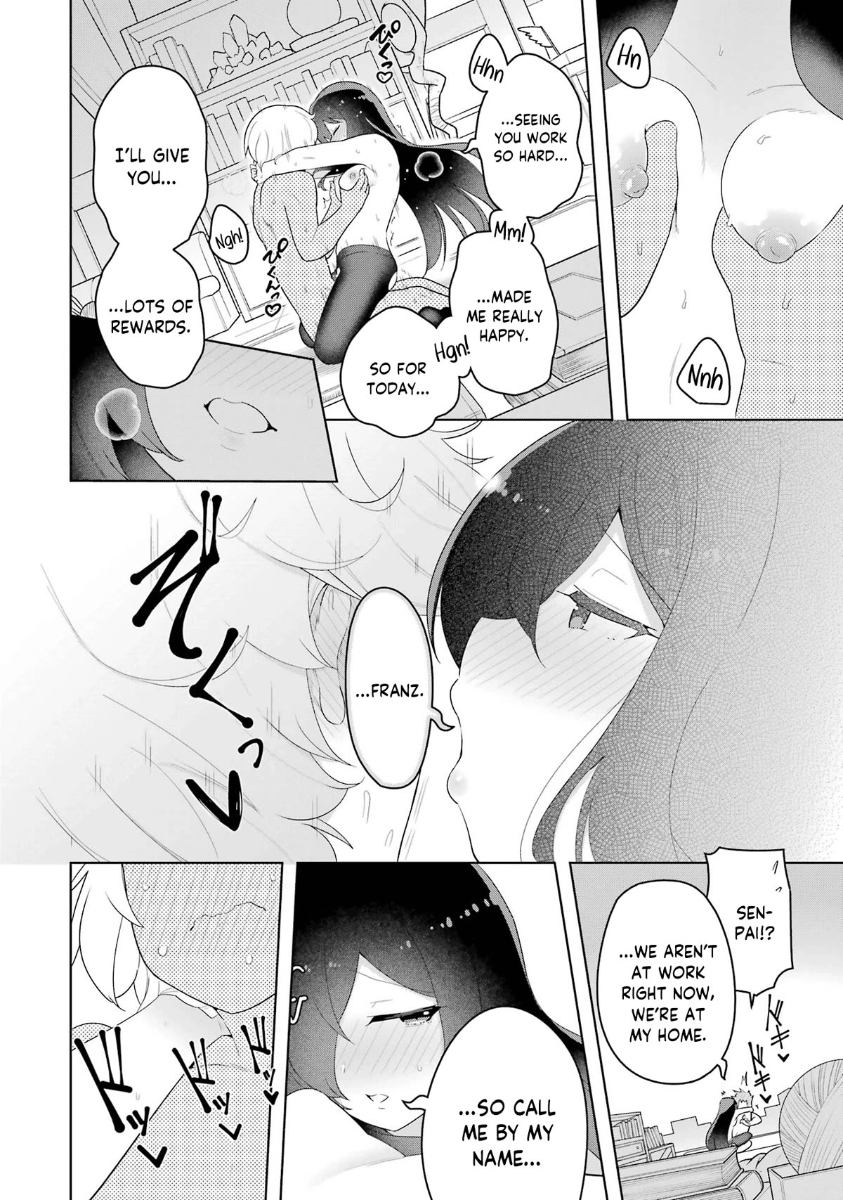 Though Young People Recoil From Entering the Black Magic Industry, I Found Its Treatment of Employees Quite Good When I Entered It, and the President and Familiar Are Cute Too So Everything Is Awesome! Chapter 46.5 page 5 - Chapter 46.5: Senpai's Reward