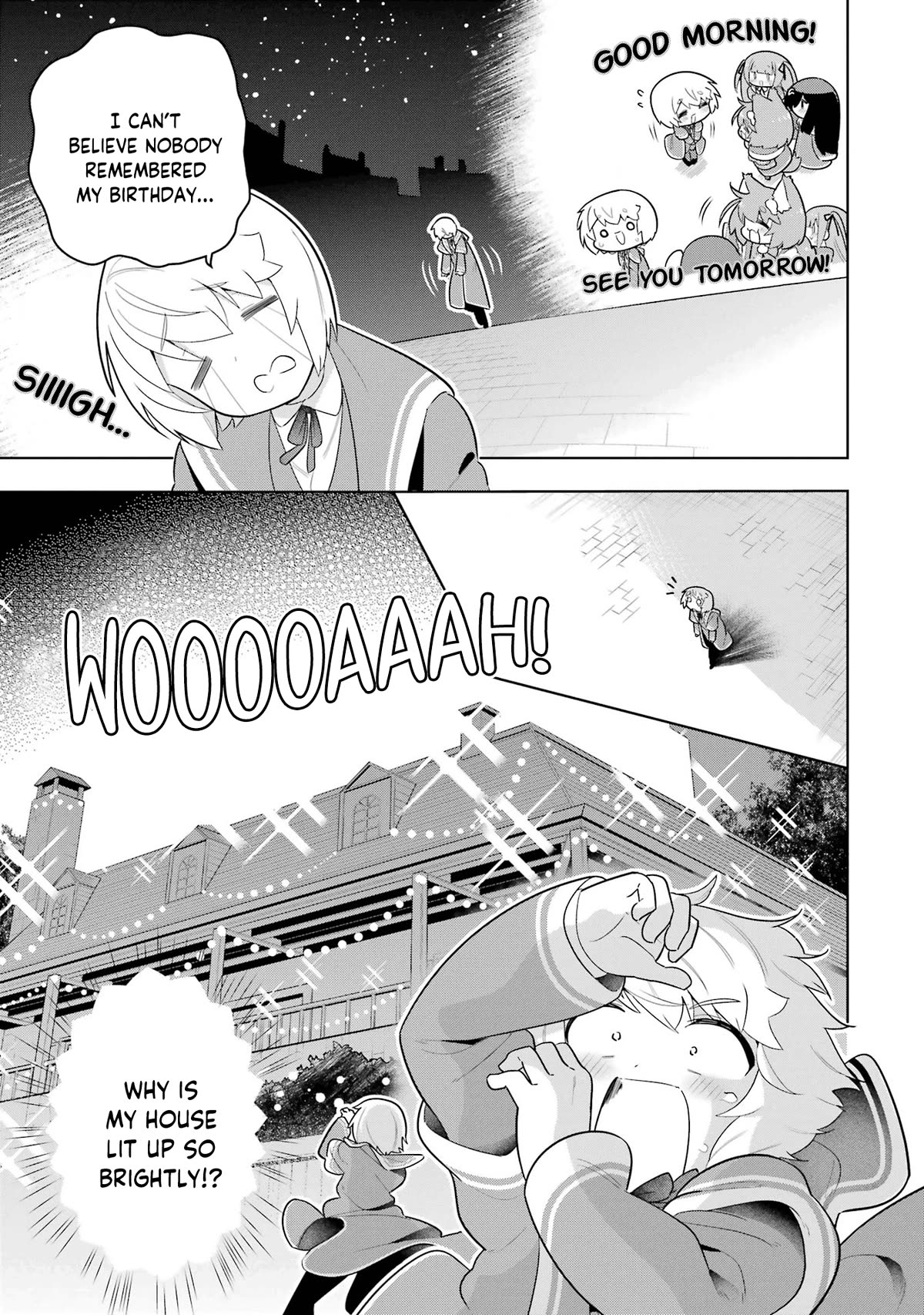 Though Young People Recoil From Entering the Black Magic Industry, I Found Its Treatment of Employees Quite Good When I Entered It, and the President and Familiar Are Cute Too So Everything Is Awesome! Chapter 46 page 1 - Chapter 46: Franz's Coming of Age Ceremony