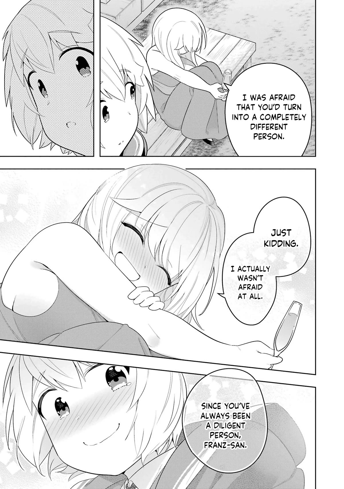 Though Young People Recoil From Entering the Black Magic Industry, I Found Its Treatment of Employees Quite Good When I Entered It, and the President and Familiar Are Cute Too So Everything Is Awesome! Chapter 46 page 18 - Chapter 46: Franz's Coming of Age Ceremony