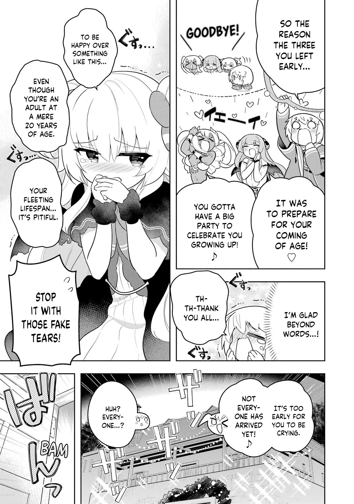 Though Young People Recoil From Entering the Black Magic Industry, I Found Its Treatment of Employees Quite Good When I Entered It, and the President and Familiar Are Cute Too So Everything Is Awesome! Chapter 46 page 3 - Chapter 46: Franz's Coming of Age Ceremony