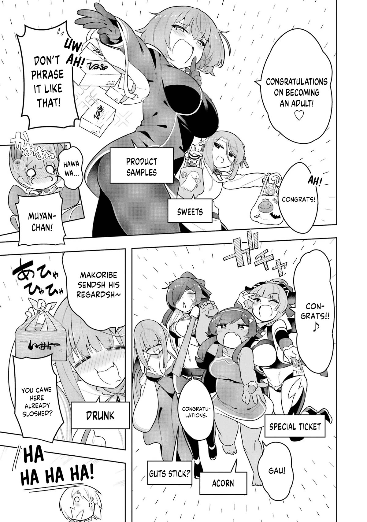 Though Young People Recoil From Entering the Black Magic Industry, I Found Its Treatment of Employees Quite Good When I Entered It, and the President and Familiar Are Cute Too So Everything Is Awesome! Chapter 46 page 5 - Chapter 46: Franz's Coming of Age Ceremony
