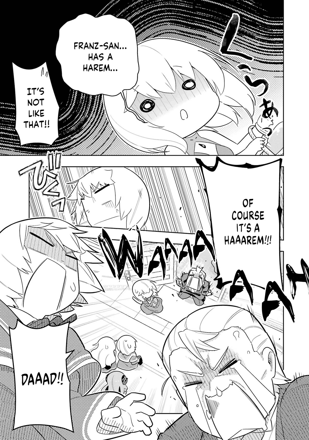 Though Young People Recoil From Entering the Black Magic Industry, I Found Its Treatment of Employees Quite Good When I Entered It, and the President and Familiar Are Cute Too So Everything Is Awesome! Chapter 46 page 9 - Chapter 46: Franz's Coming of Age Ceremony