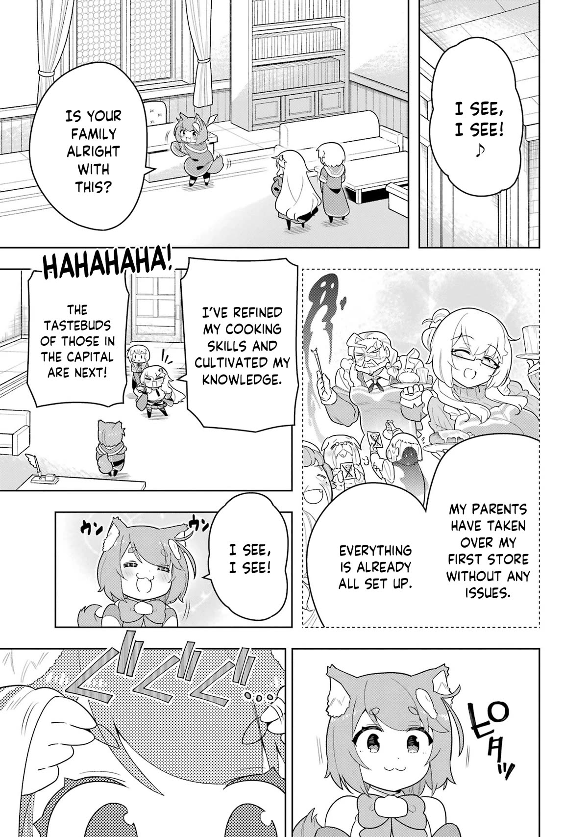 Though Young People Recoil From Entering the Black Magic Industry, I Found Its Treatment of Employees Quite Good When I Entered It, and the President and Familiar Are Cute Too So Everything Is Awesome! Chapter 47 page 12 - Chapter 47: Eleanor's is Opening Up Shop in the Capital