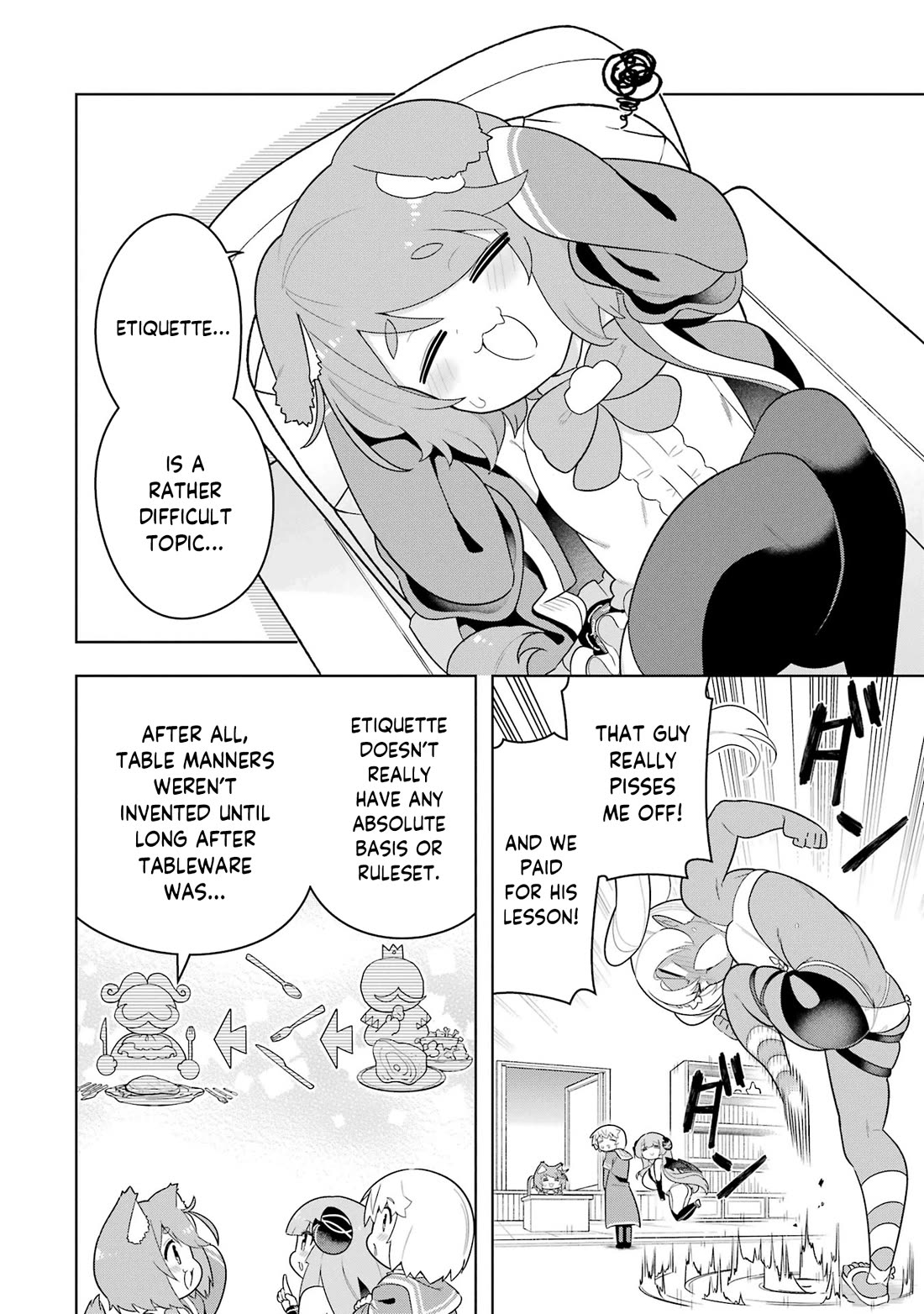 Though Young People Recoil From Entering the Black Magic Industry, I Found Its Treatment of Employees Quite Good When I Entered It, and the President and Familiar Are Cute Too So Everything Is Awesome! Chapter 48 page 10 - Chapter 48: Overcoming Weird Ettiquette