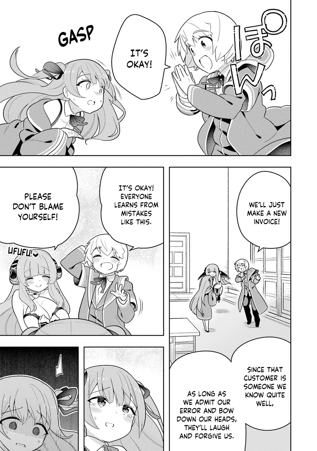 Though Young People Recoil From Entering the Black Magic Industry, I Found Its Treatment of Employees Quite Good When I Entered It, and the President and Familiar Are Cute Too So Everything Is Awesome! Chapter 48 page 13 - Chapter 48: Overcoming Weird Ettiquette