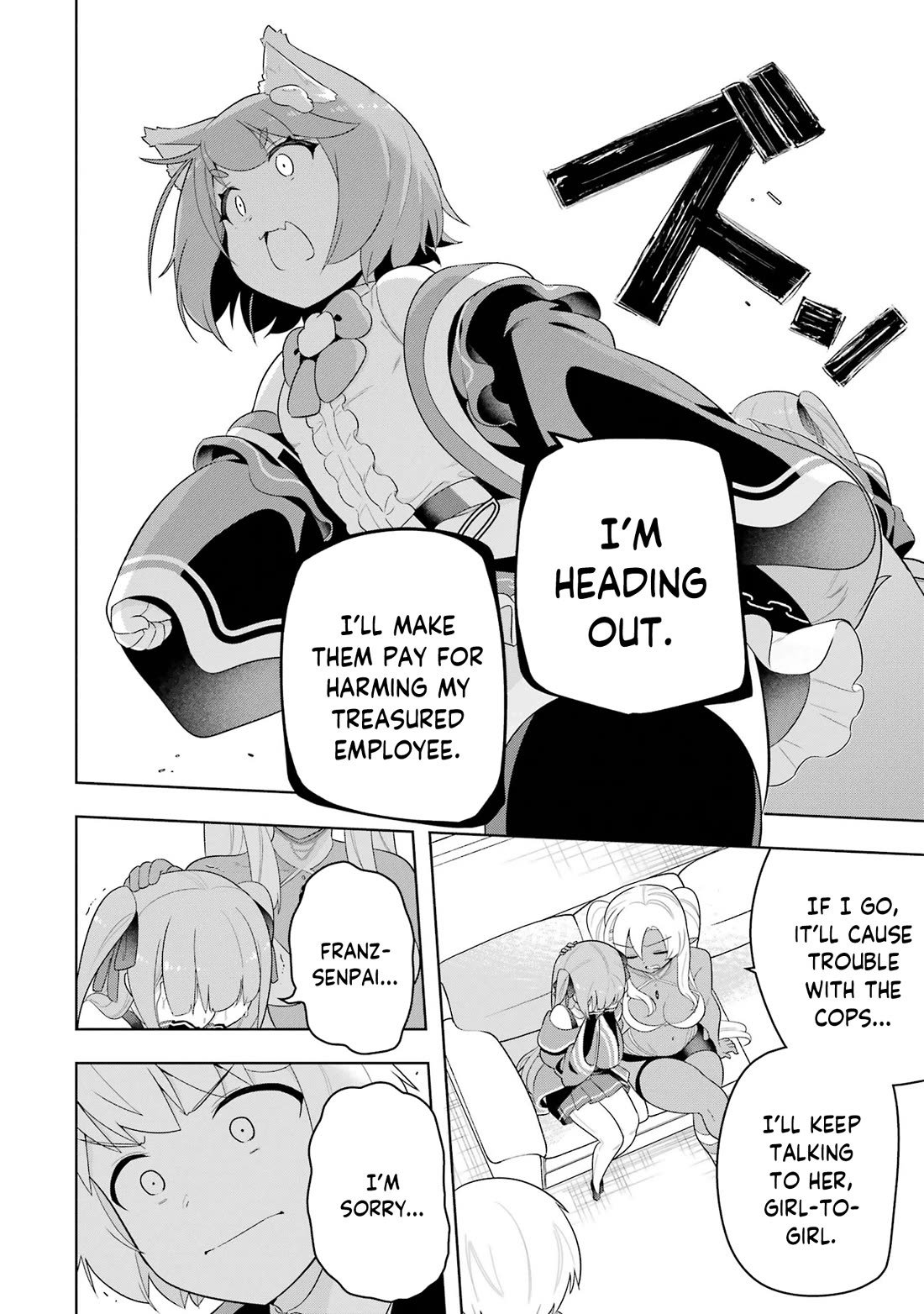 Though Young People Recoil From Entering the Black Magic Industry, I Found Its Treatment of Employees Quite Good When I Entered It, and the President and Familiar Are Cute Too So Everything Is Awesome! Chapter 48 page 20 - Chapter 48: Overcoming Weird Ettiquette