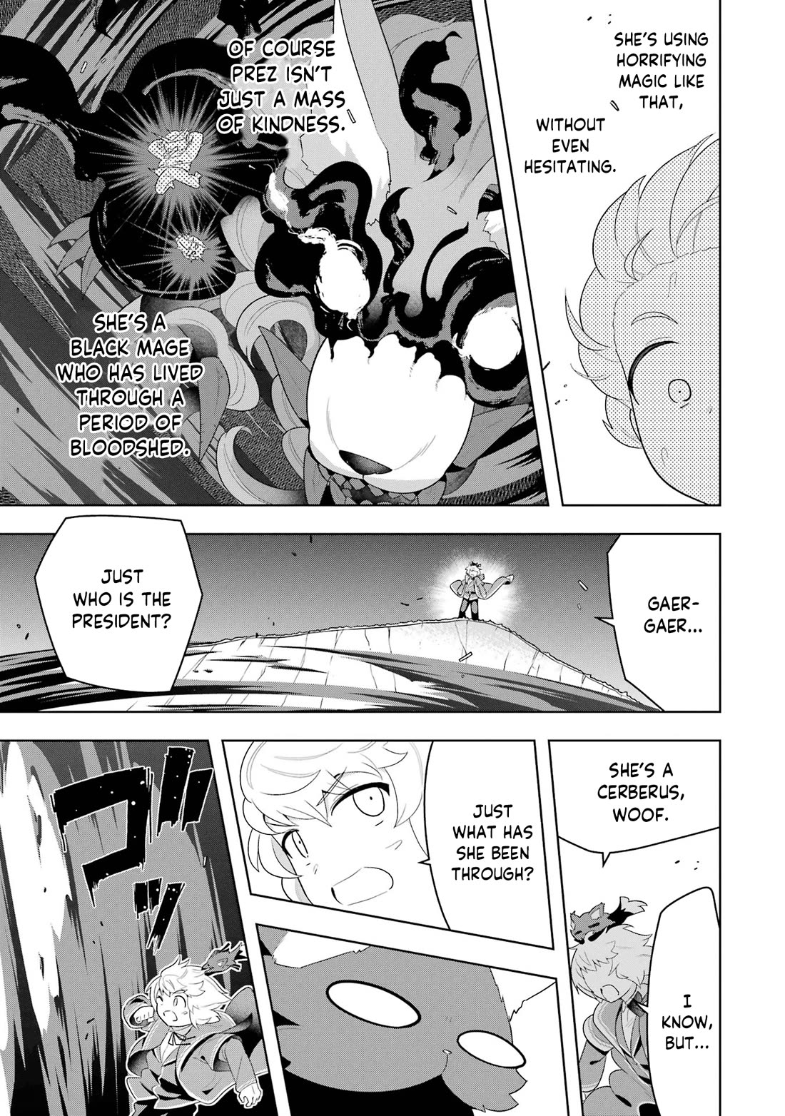 Though Young People Recoil From Entering the Black Magic Industry, I Found Its Treatment of Employees Quite Good When I Entered It, and the President and Familiar Are Cute Too So Everything Is Awesome! Chapter 48 page 27 - Chapter 48: Overcoming Weird Ettiquette