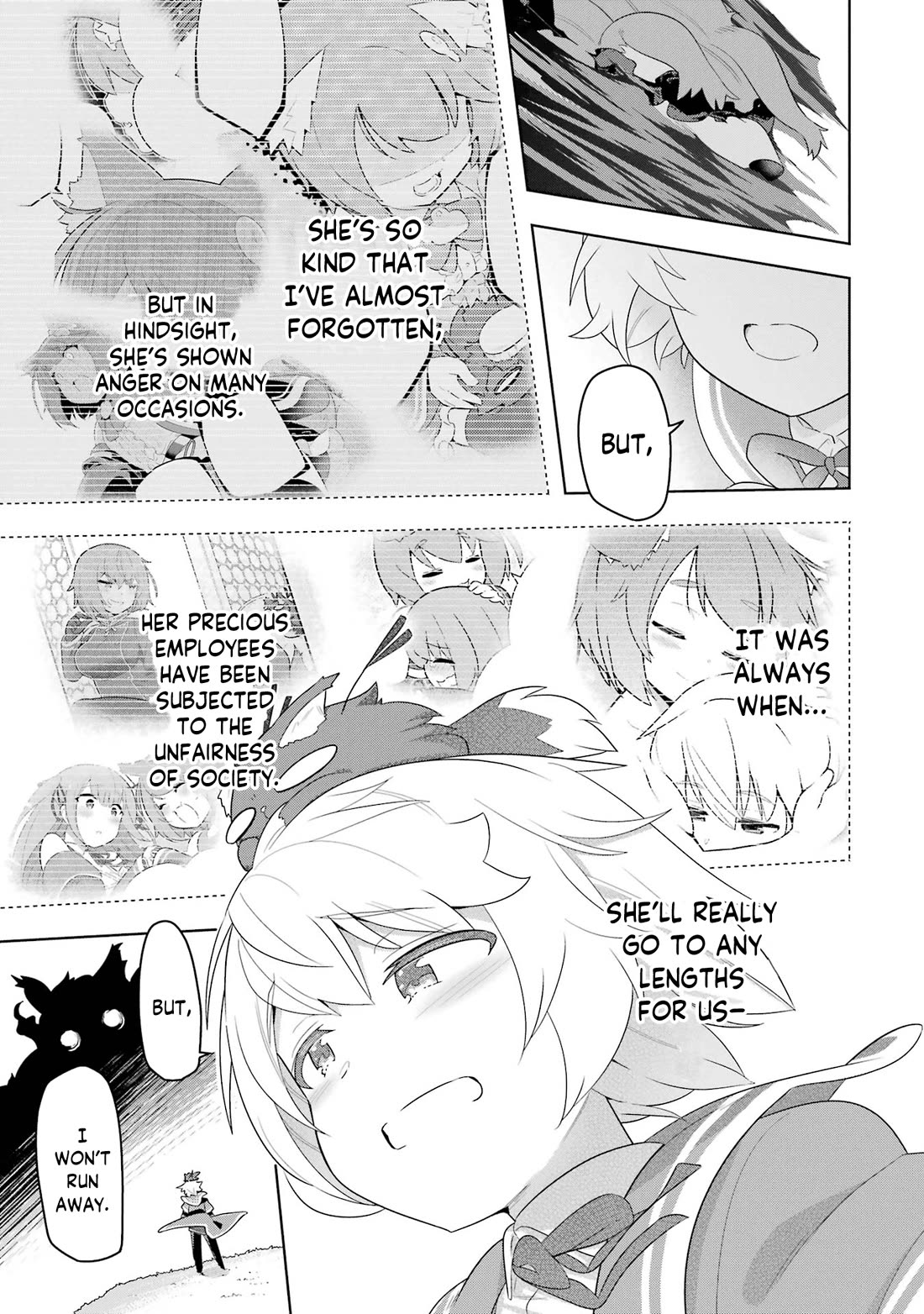 Though Young People Recoil From Entering the Black Magic Industry, I Found Its Treatment of Employees Quite Good When I Entered It, and the President and Familiar Are Cute Too So Everything Is Awesome! Chapter 48 page 29 - Chapter 48: Overcoming Weird Ettiquette