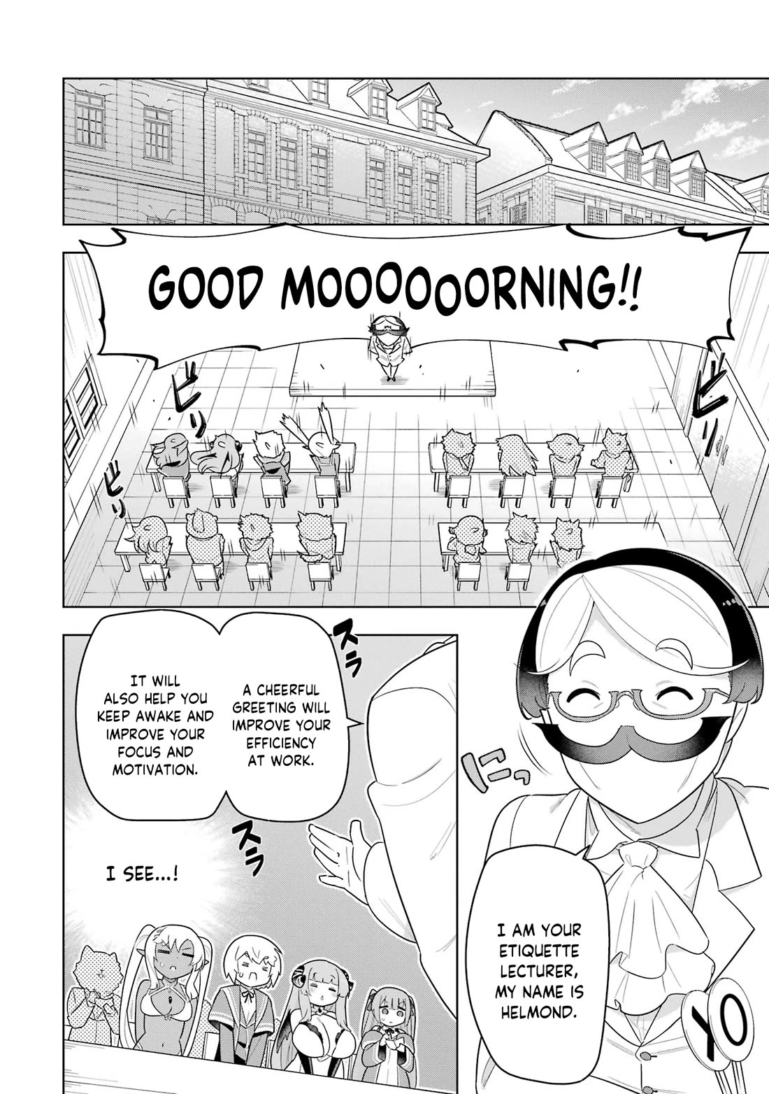 Though Young People Recoil From Entering the Black Magic Industry, I Found Its Treatment of Employees Quite Good When I Entered It, and the President and Familiar Are Cute Too So Everything Is Awesome! Chapter 48 page 6 - Chapter 48: Overcoming Weird Ettiquette