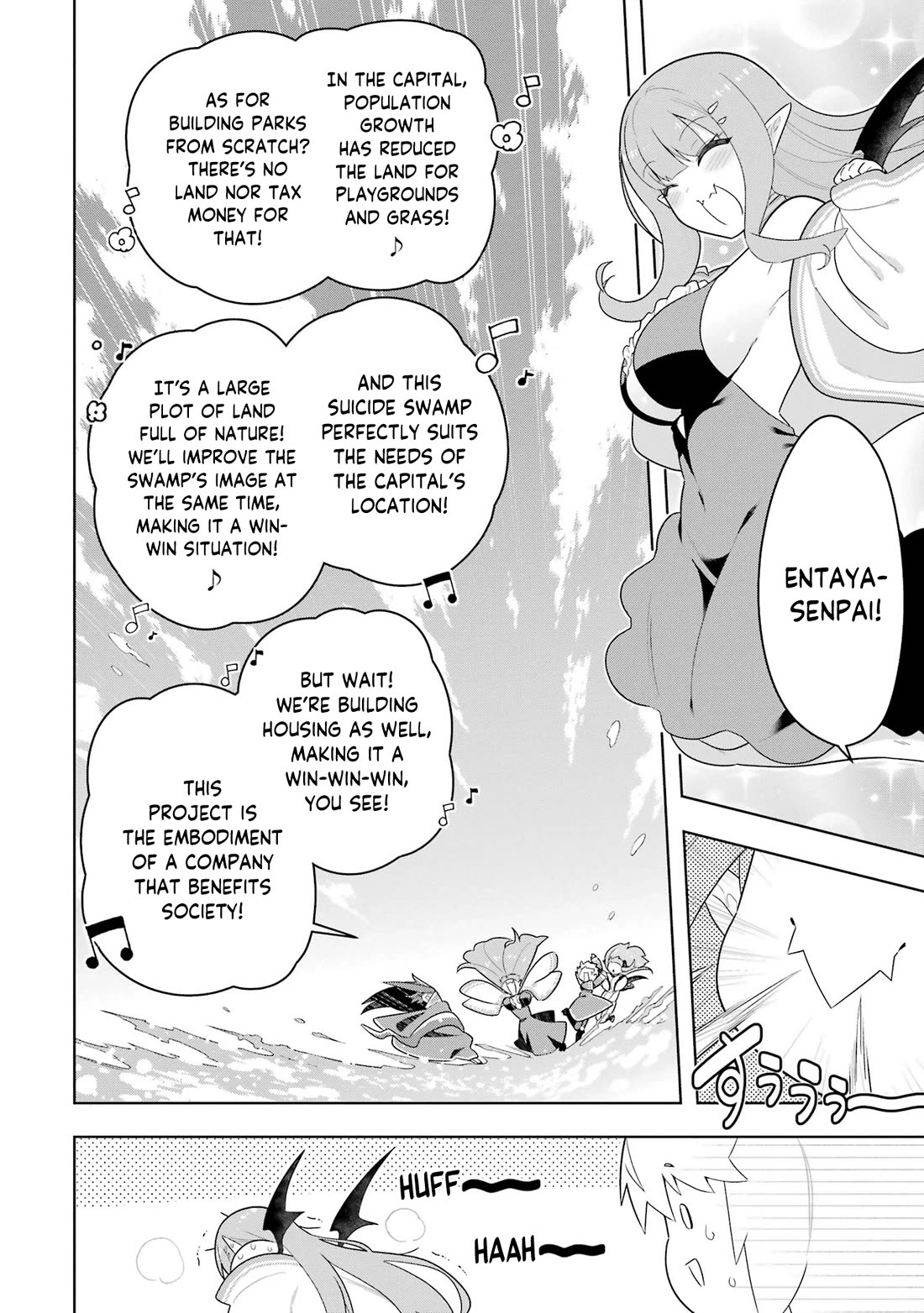 Though Young People Recoil From Entering the Black Magic Industry, I Found Its Treatment of Employees Quite Good When I Entered It, and the President and Familiar Are Cute Too So Everything Is Awesome! Chapter 49 page 20 - Chapter 49: The Suicide Swamp Water Park Project