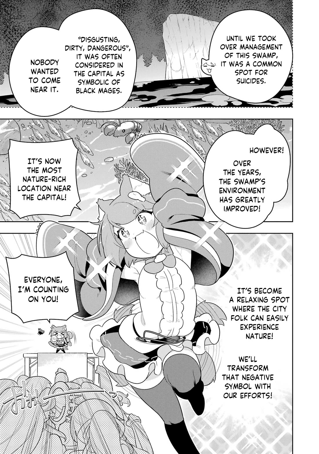 Though Young People Recoil From Entering the Black Magic Industry, I Found Its Treatment of Employees Quite Good When I Entered It, and the President and Familiar Are Cute Too So Everything Is Awesome! Chapter 49 page 5 - Chapter 49: The Suicide Swamp Water Park Project