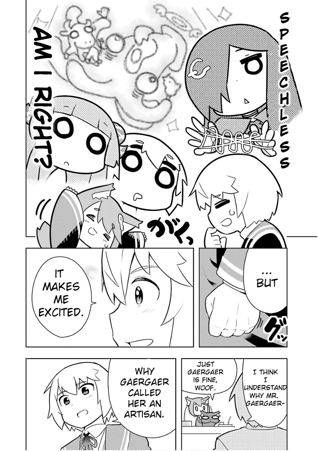 Though Young People Recoil From Entering the Black Magic Industry, I Found Its Treatment of Employees Quite Good When I Entered It, and the President and Familiar Are Cute Too So Everything Is Awesome! Chapter 5 page 10 - Chapter 5: Necro Grant has Great Pay and the President, Familiar and Senpai are all Cute. It's the Best.