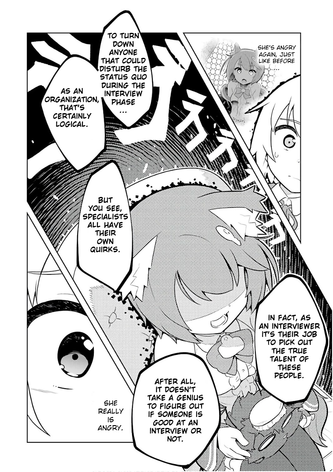 Though Young People Recoil From Entering the Black Magic Industry, I Found Its Treatment of Employees Quite Good When I Entered It, and the President and Familiar Are Cute Too So Everything Is Awesome! Chapter 5 page 14 - Chapter 5: Necro Grant has Great Pay and the President, Familiar and Senpai are all Cute. It's the Best.