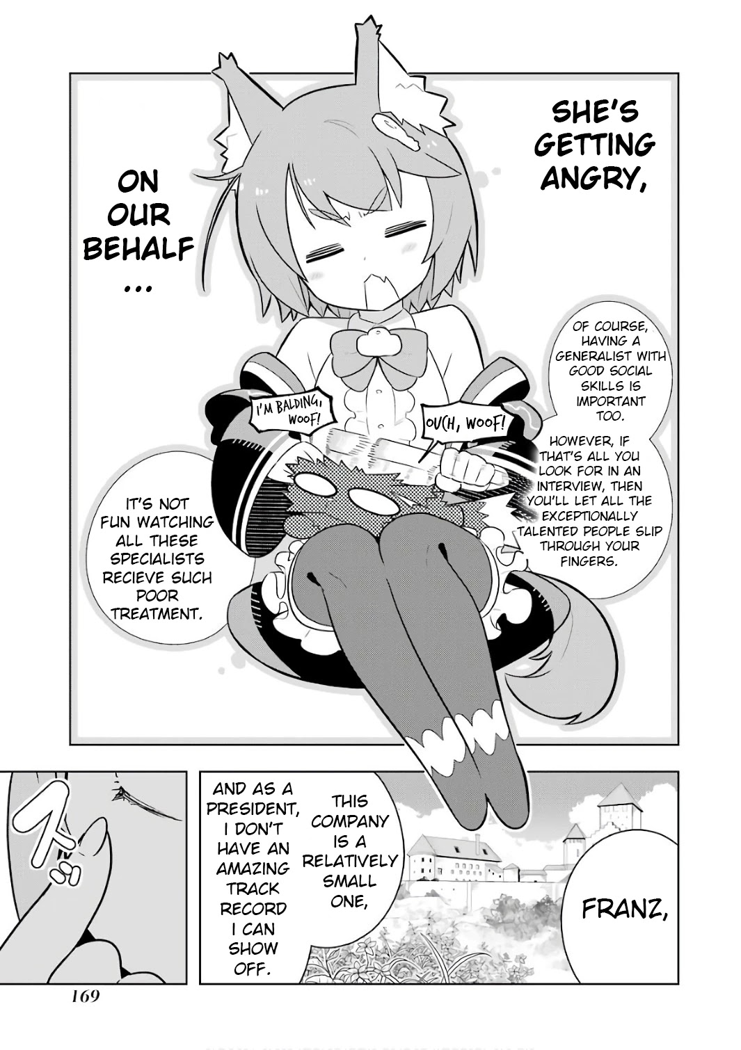 Though Young People Recoil From Entering the Black Magic Industry, I Found Its Treatment of Employees Quite Good When I Entered It, and the President and Familiar Are Cute Too So Everything Is Awesome! Chapter 5 page 15 - Chapter 5: Necro Grant has Great Pay and the President, Familiar and Senpai are all Cute. It's the Best.