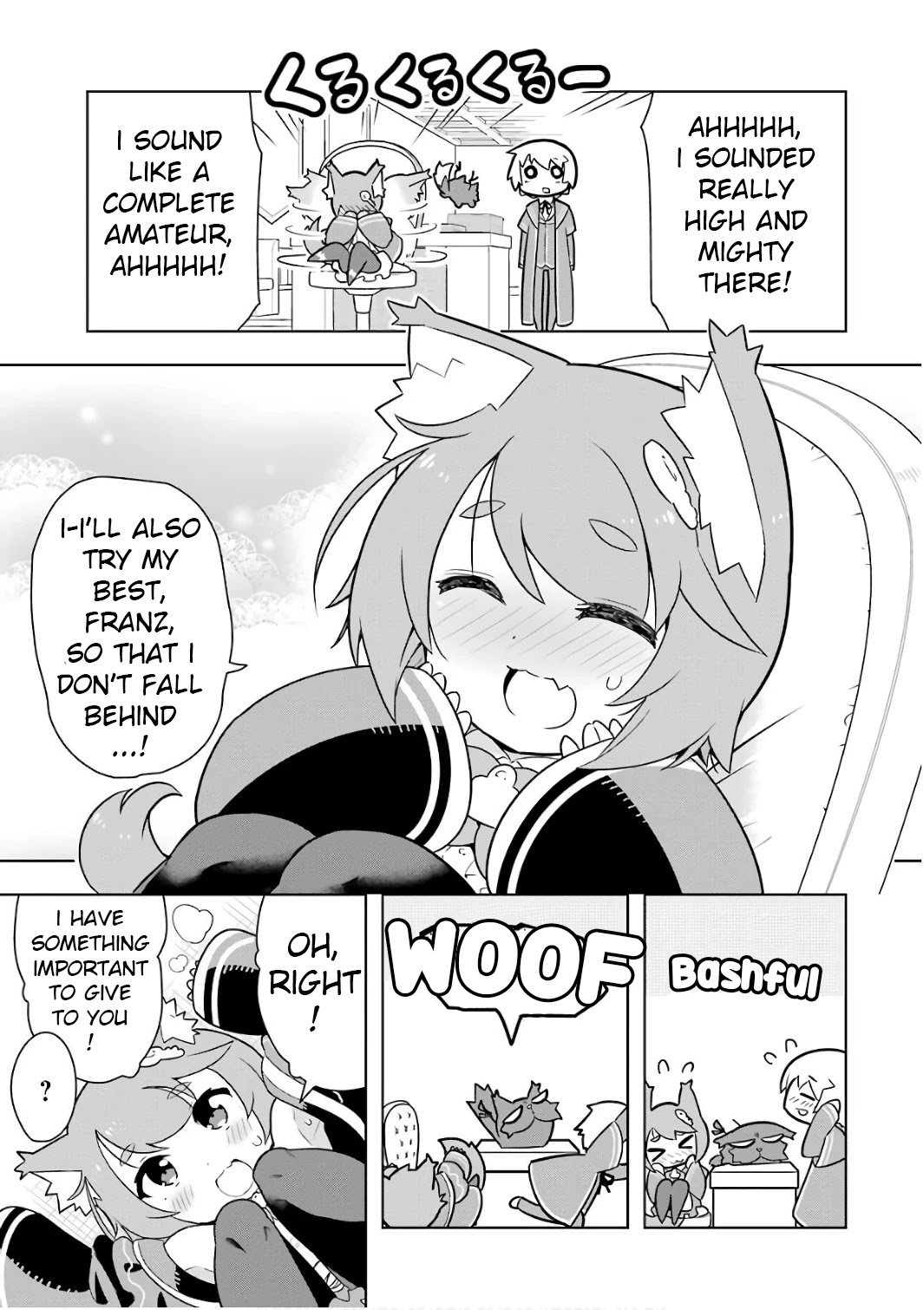 Though Young People Recoil From Entering the Black Magic Industry, I Found Its Treatment of Employees Quite Good When I Entered It, and the President and Familiar Are Cute Too So Everything Is Awesome! Chapter 5 page 17 - Chapter 5: Necro Grant has Great Pay and the President, Familiar and Senpai are all Cute. It's the Best.