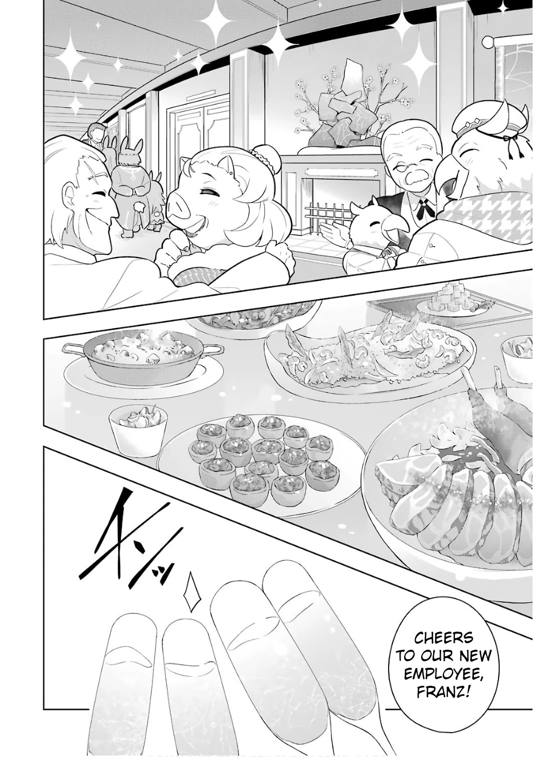 Though Young People Recoil From Entering the Black Magic Industry, I Found Its Treatment of Employees Quite Good When I Entered It, and the President and Familiar Are Cute Too So Everything Is Awesome! Chapter 5 page 22 - Chapter 5: Necro Grant has Great Pay and the President, Familiar and Senpai are all Cute. It's the Best.