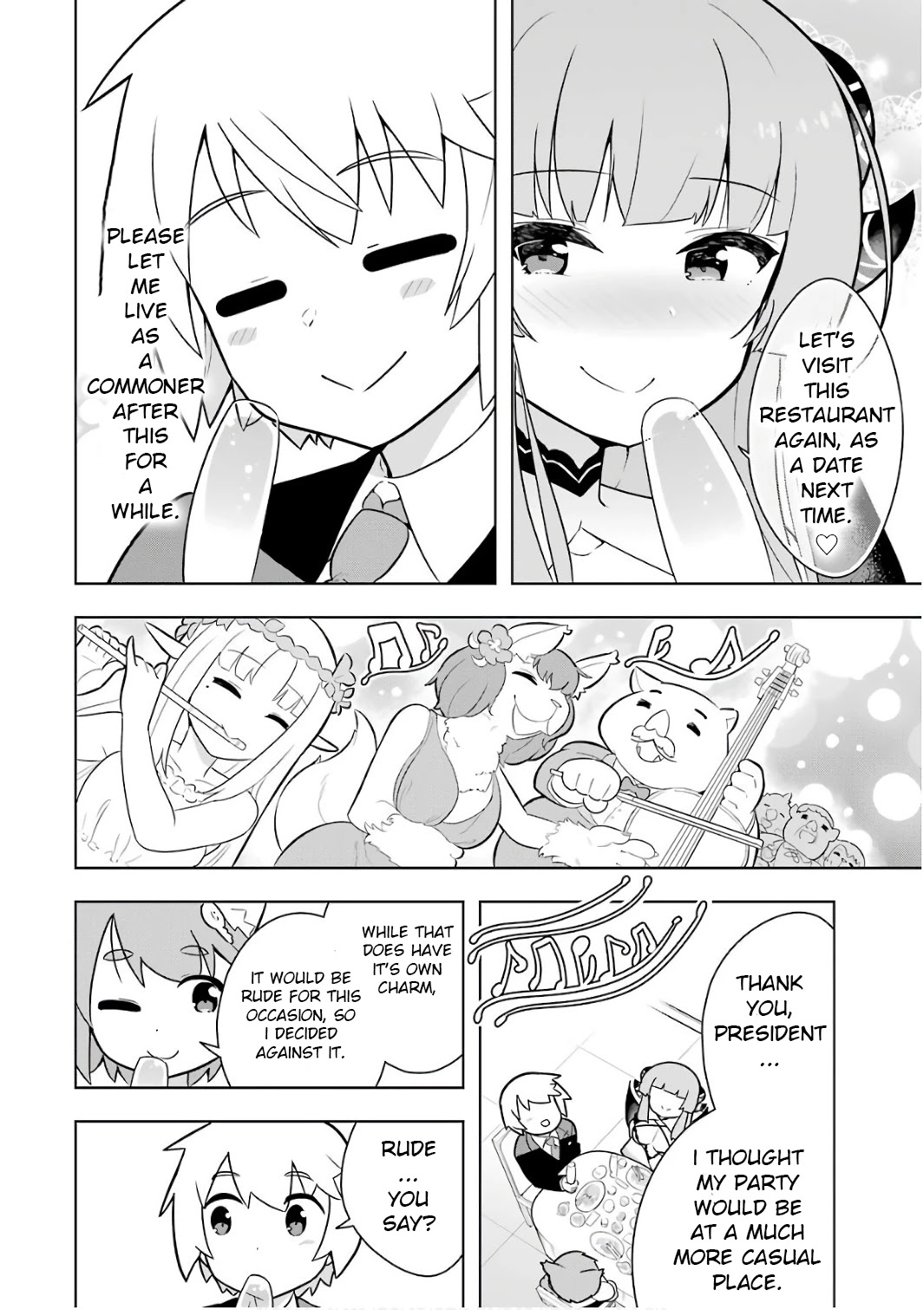 Though Young People Recoil From Entering the Black Magic Industry, I Found Its Treatment of Employees Quite Good When I Entered It, and the President and Familiar Are Cute Too So Everything Is Awesome! Chapter 5 page 26 - Chapter 5: Necro Grant has Great Pay and the President, Familiar and Senpai are all Cute. It's the Best.