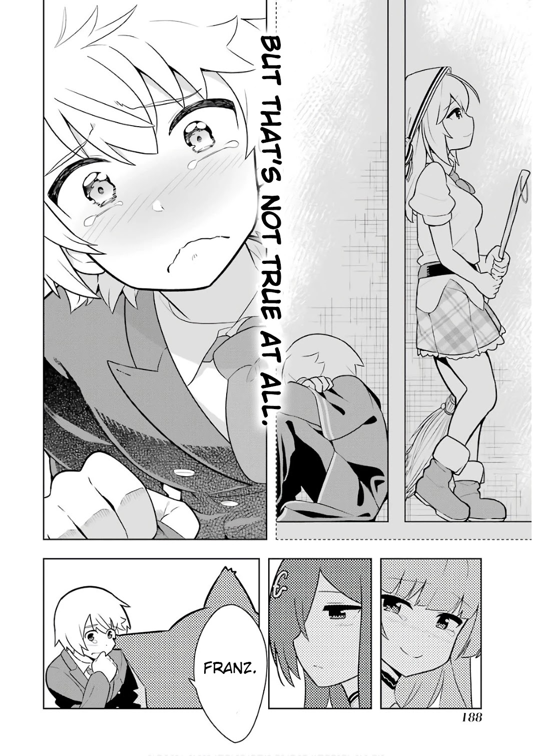 Though Young People Recoil From Entering the Black Magic Industry, I Found Its Treatment of Employees Quite Good When I Entered It, and the President and Familiar Are Cute Too So Everything Is Awesome! Chapter 5 page 34 - Chapter 5: Necro Grant has Great Pay and the President, Familiar and Senpai are all Cute. It's the Best.