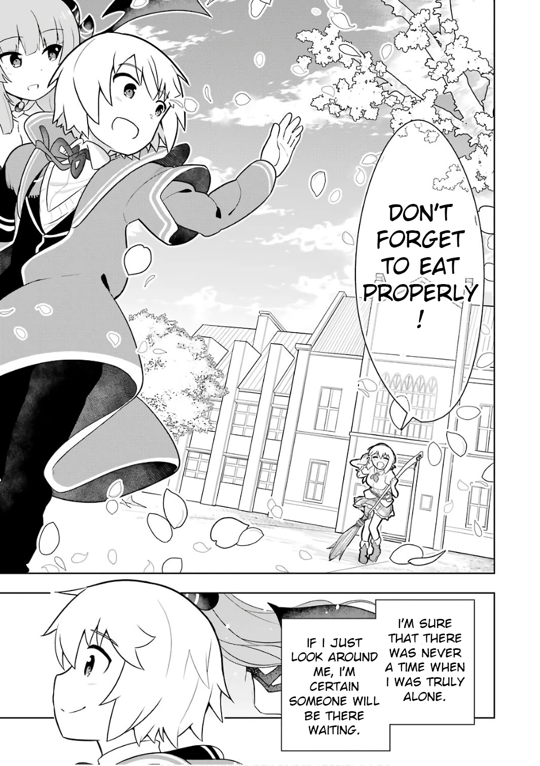 Though Young People Recoil From Entering the Black Magic Industry, I Found Its Treatment of Employees Quite Good When I Entered It, and the President and Familiar Are Cute Too So Everything Is Awesome! Chapter 5 page 43 - Chapter 5: Necro Grant has Great Pay and the President, Familiar and Senpai are all Cute. It's the Best.