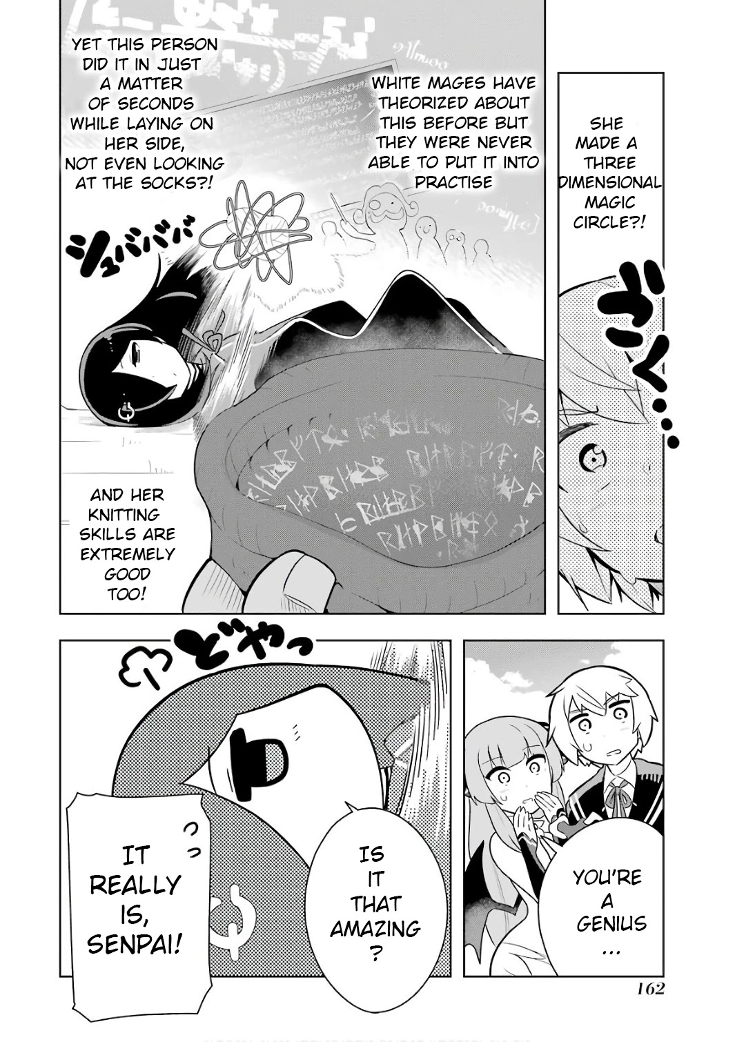 Though Young People Recoil From Entering the Black Magic Industry, I Found Its Treatment of Employees Quite Good When I Entered It, and the President and Familiar Are Cute Too So Everything Is Awesome! Chapter 5 page 8 - Chapter 5: Necro Grant has Great Pay and the President, Familiar and Senpai are all Cute. It's the Best.