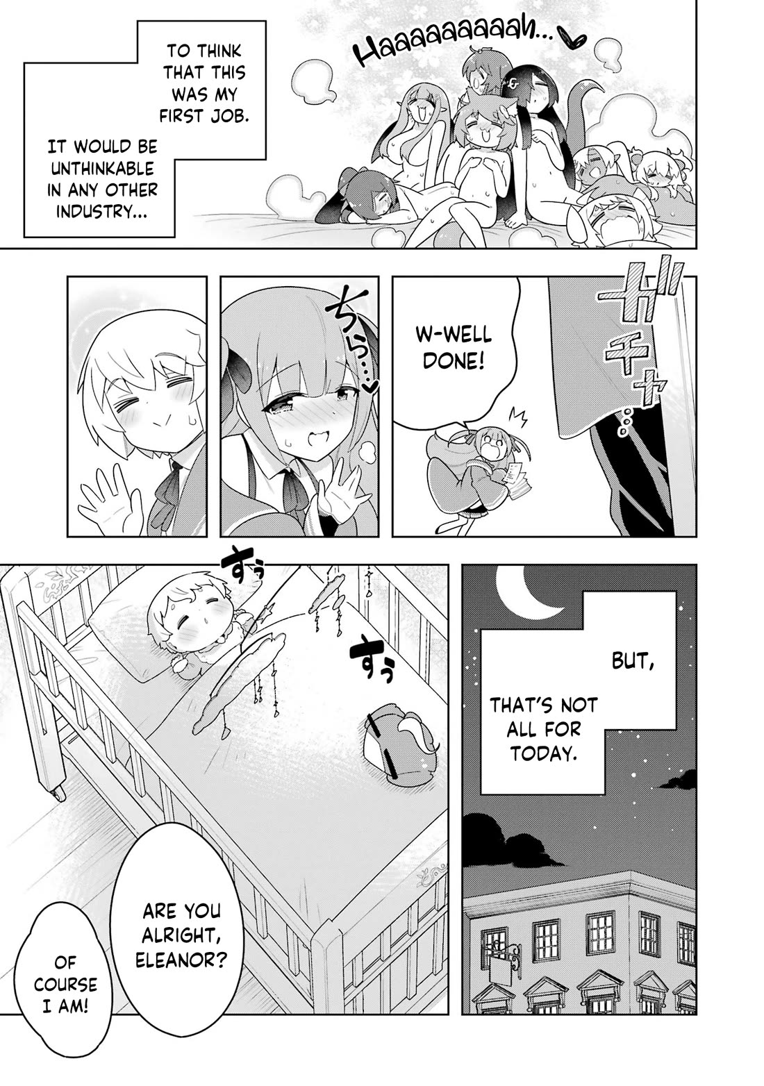 Though Young People Recoil From Entering the Black Magic Industry, I Found Its Treatment of Employees Quite Good When I Entered It, and the President and Familiar Are Cute Too So Everything Is Awesome! Chapter 50.5 page 16 - Chapter 50.5: Those Blasphemous White Days
