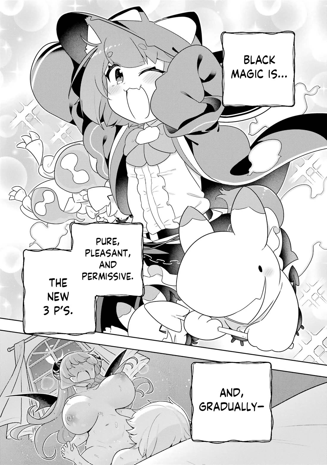 Though Young People Recoil From Entering the Black Magic Industry, I Found Its Treatment of Employees Quite Good When I Entered It, and the President and Familiar Are Cute Too So Everything Is Awesome! Chapter 50 page 1 - Chapter 50: The Perks of Working in the Black Magic Industry [END]