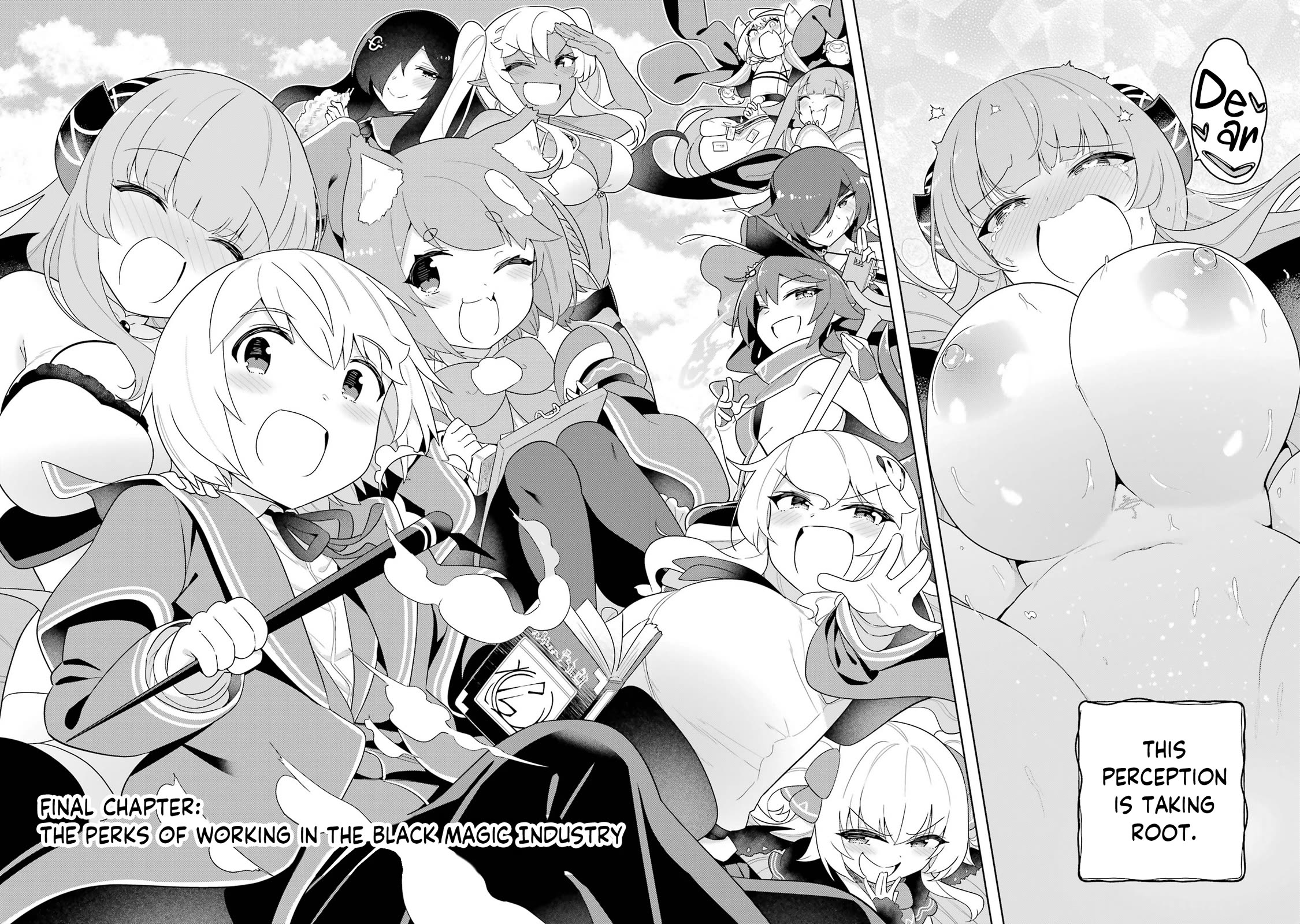 Though Young People Recoil From Entering the Black Magic Industry, I Found Its Treatment of Employees Quite Good When I Entered It, and the President and Familiar Are Cute Too So Everything Is Awesome! Chapter 50 page 2 - Chapter 50: The Perks of Working in the Black Magic Industry [END]