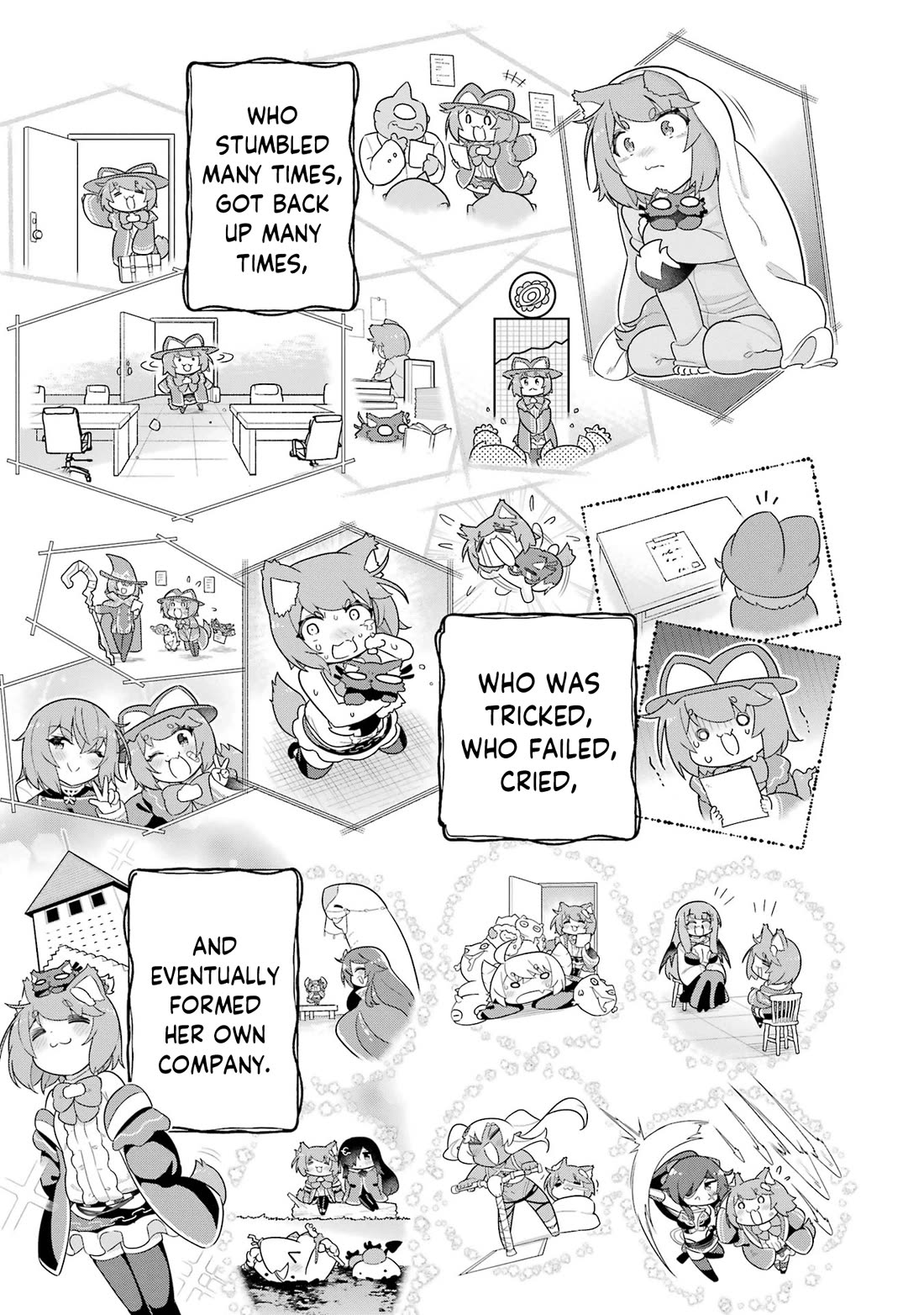 Though Young People Recoil From Entering the Black Magic Industry, I Found Its Treatment of Employees Quite Good When I Entered It, and the President and Familiar Are Cute Too So Everything Is Awesome! Chapter 50 page 34 - Chapter 50: The Perks of Working in the Black Magic Industry [END]