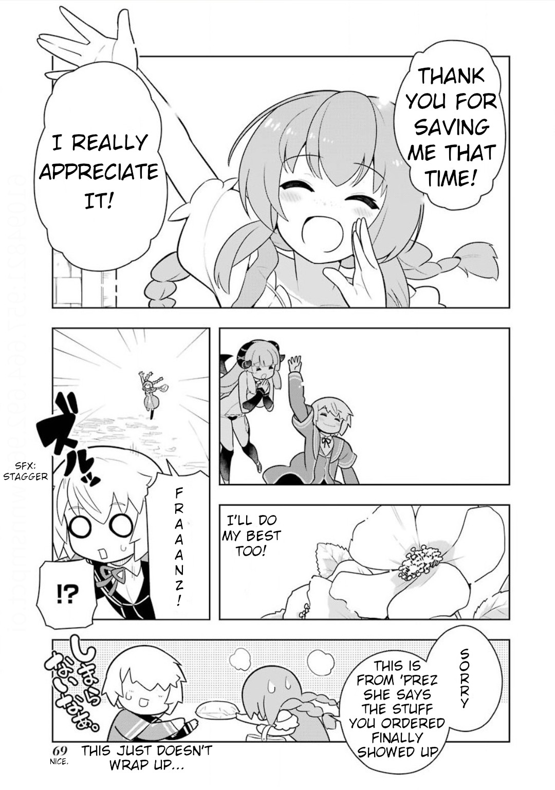 Though Young People Recoil From Entering the Black Magic Industry, I Found Its Treatment of Employees Quite Good When I Entered It, and the President and Familiar Are Cute Too So Everything Is Awesome! Chapter 8 page 5 - Chapter 8: Mary's Backside