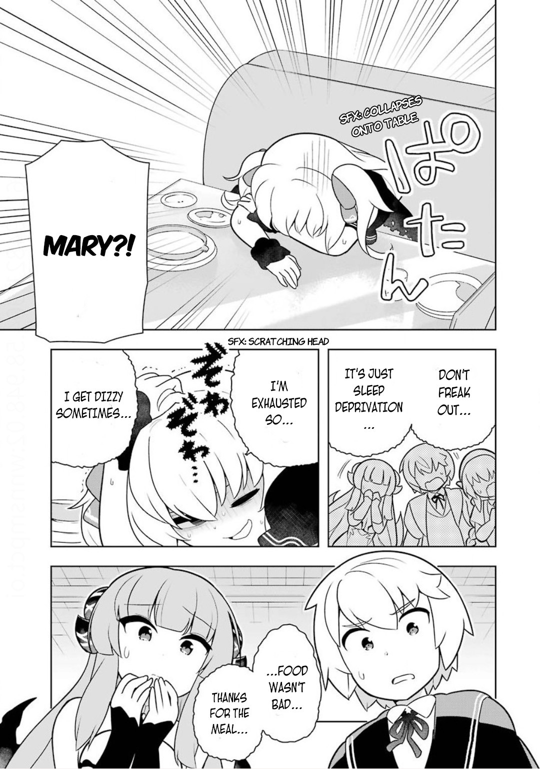 Though Young People Recoil From Entering the Black Magic Industry, I Found Its Treatment of Employees Quite Good When I Entered It, and the President and Familiar Are Cute Too So Everything Is Awesome! Chapter 9 page 15 - Chapter 9: The Nightmare Ancestor is Sleep Deprived