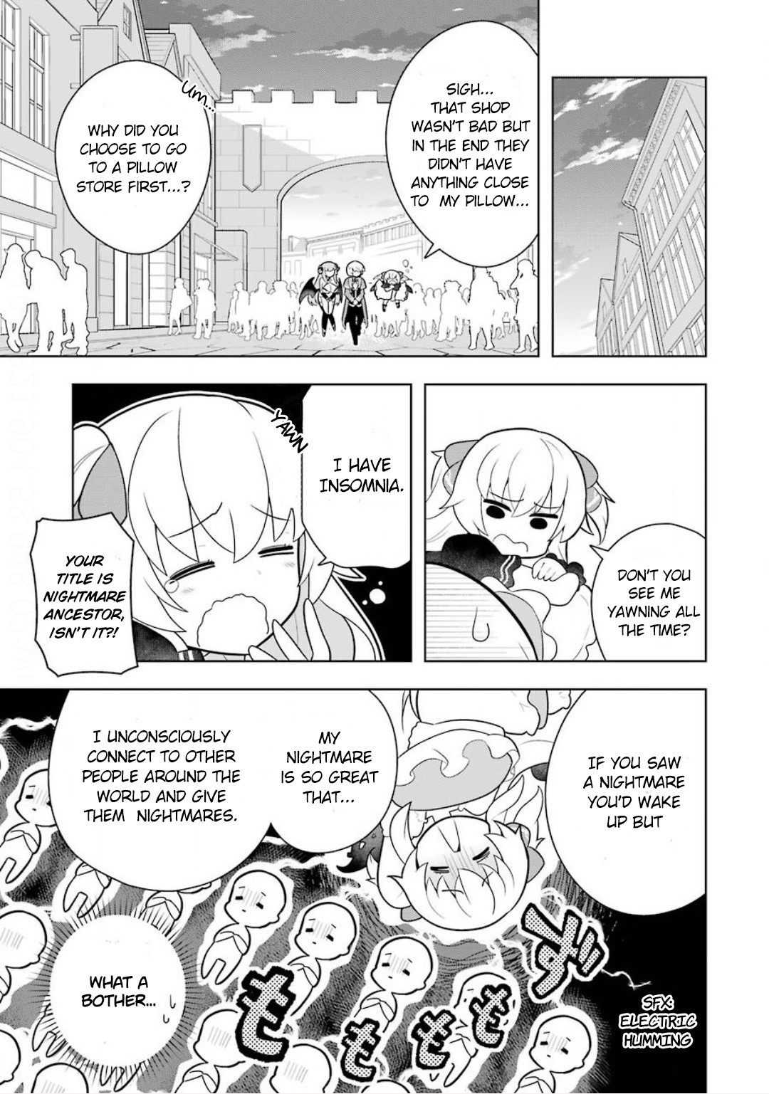 Though Young People Recoil From Entering the Black Magic Industry, I Found Its Treatment of Employees Quite Good When I Entered It, and the President and Familiar Are Cute Too So Everything Is Awesome! Chapter 9 page 9 - Chapter 9: The Nightmare Ancestor is Sleep Deprived