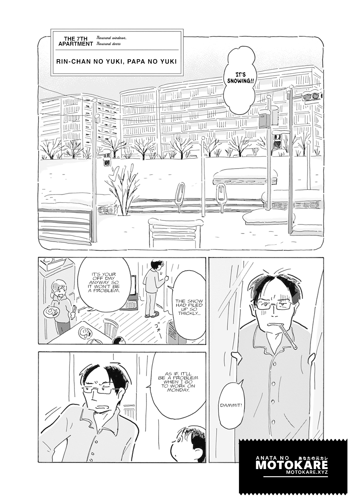 Thousand Windows, Thousand Doors Chapter 7 page 2 - Chapter 7: Rin-chan no Yuki, Papa no Yuki