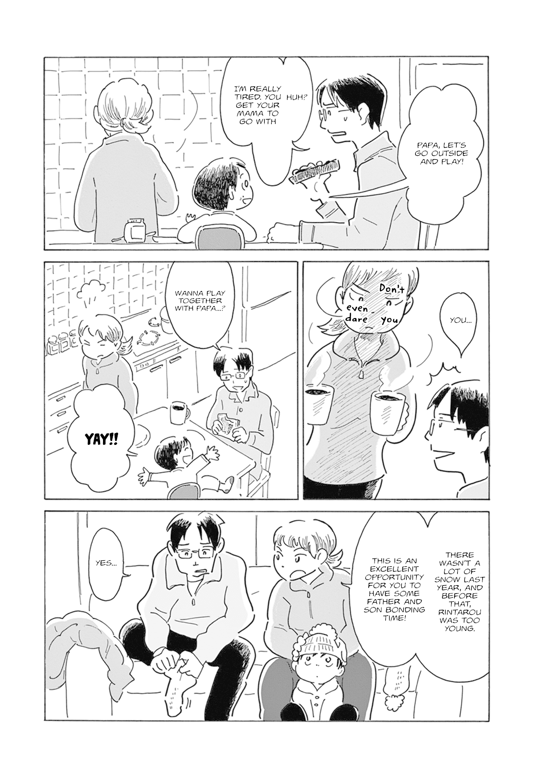 Thousand Windows, Thousand Doors Chapter 7 page 3 - Chapter 7: Rin-chan no Yuki, Papa no Yuki