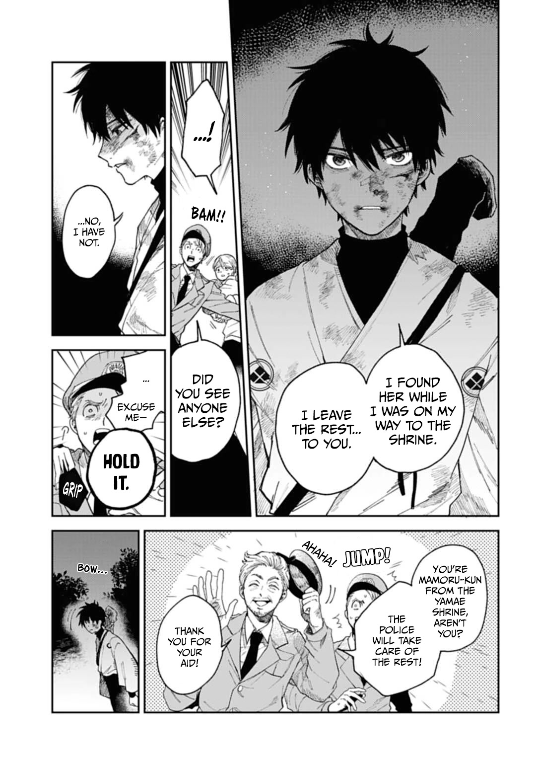 Three Exorcism Siblings Chapter 1 page 12 - Chapter 1: The Three Yamaemori Brothers