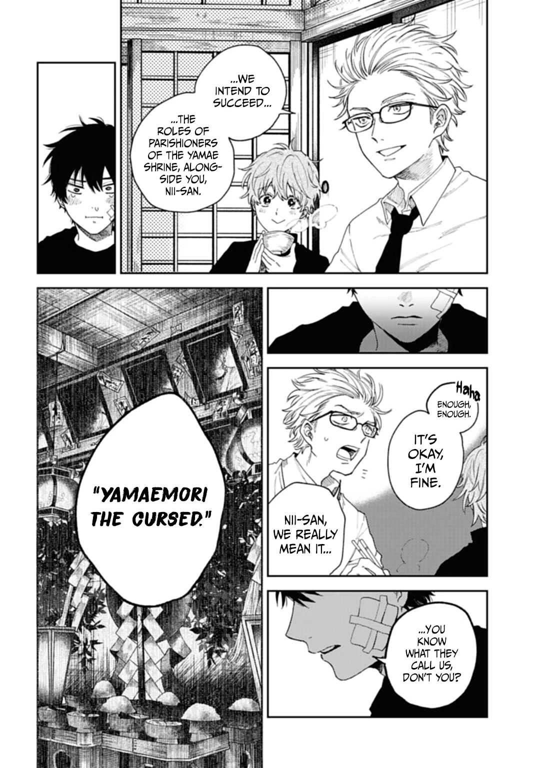 Three Exorcism Siblings Chapter 1 page 19 - Chapter 1: The Three Yamaemori Brothers