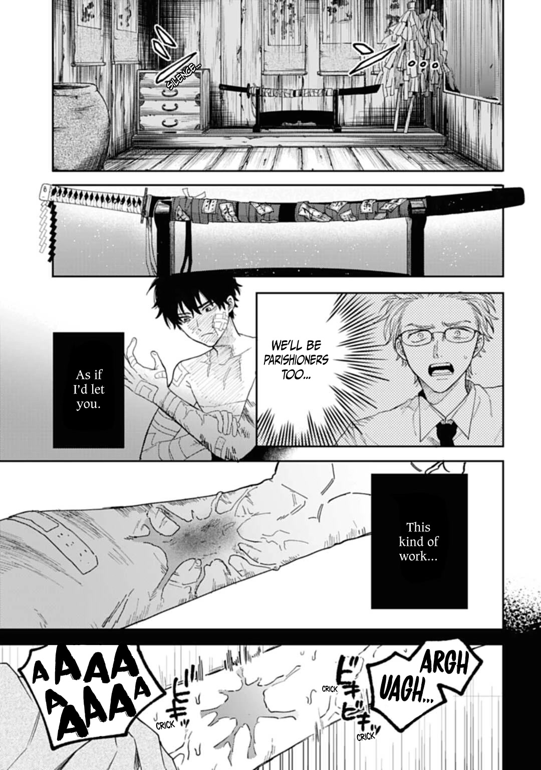 Three Exorcism Siblings Chapter 1 page 28 - Chapter 1: The Three Yamaemori Brothers