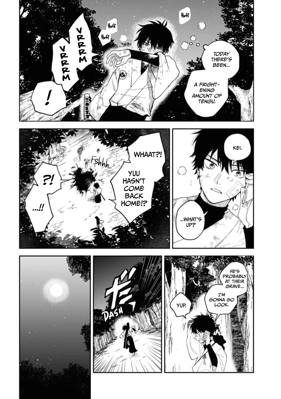 Three Exorcism Siblings Chapter 1 page 39 - Chapter 1: The Three Yamaemori Brothers