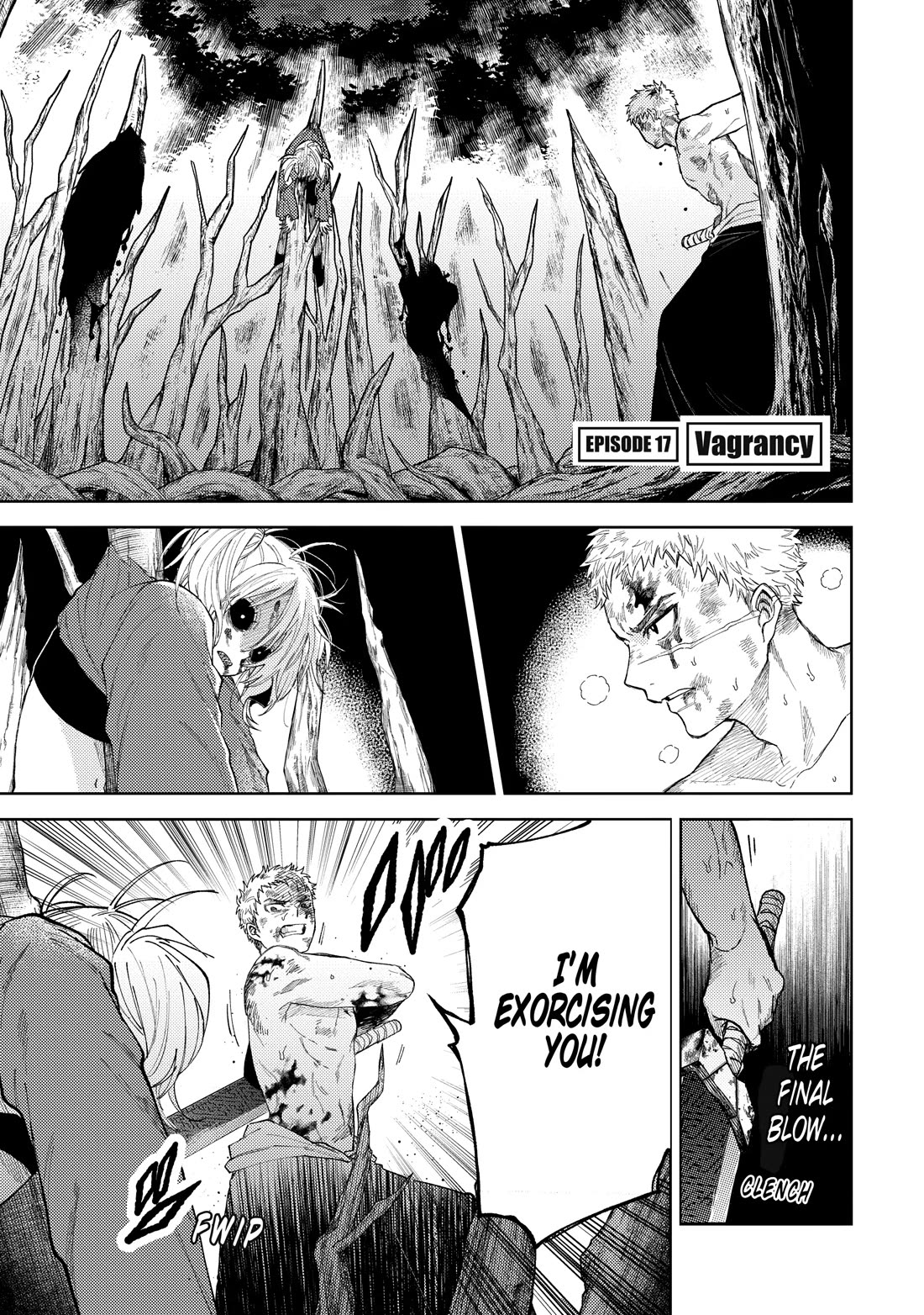 Three Exorcism Siblings Chapter 17 page 1 - Chapter 17: Vagrancy