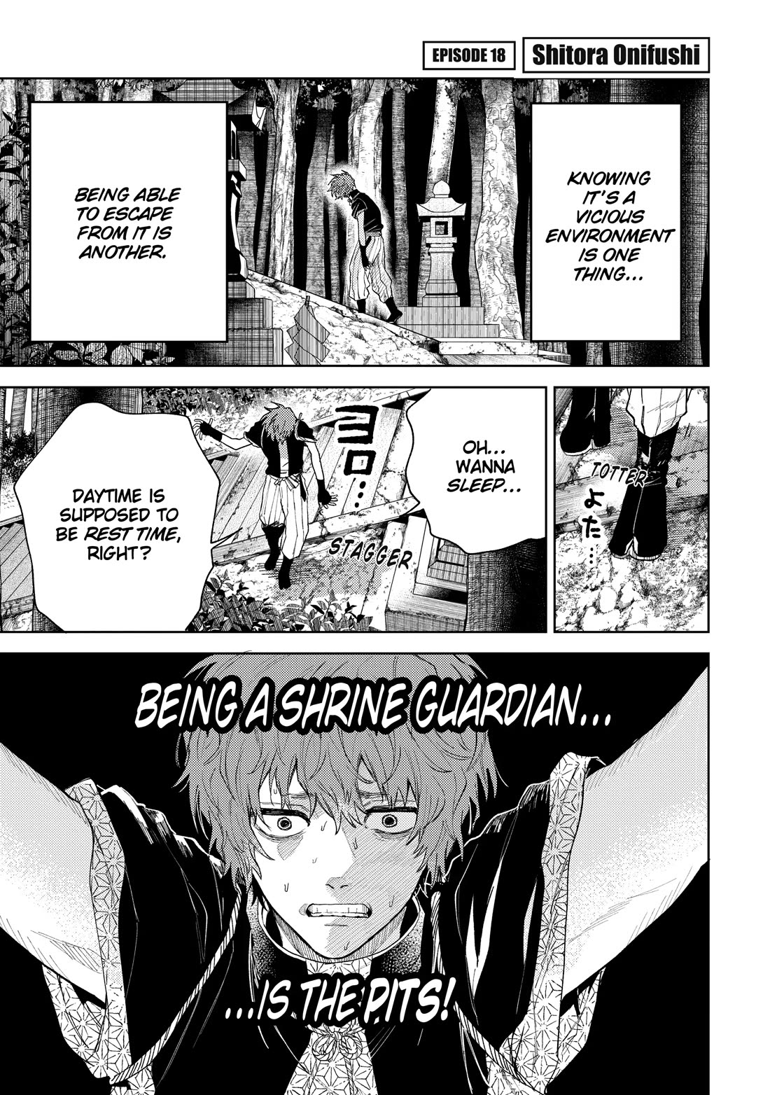 Three Exorcism Siblings Chapter 18 page 1 - Chapter 18: Shitora Onifushi