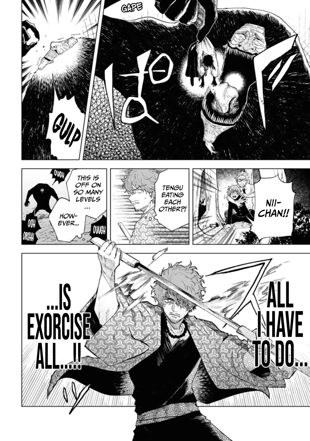 Three Exorcism Siblings Chapter 2 page 15 - Chapter 2: Pitch Black Awakening